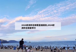 2024欧洲杯在哪看直播回放,2024欧洲杯在哪里举行