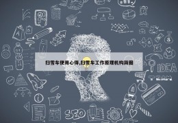 扫雪车使用心得,扫雪车工作原理机构简图