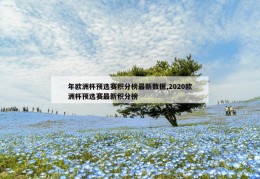 年欧洲杯预选赛积分榜最新数据,2020欧洲杯预选赛最新积分榜