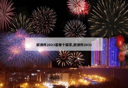 欧洲杯2023是哪个国家,欧洲杯2031