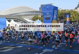 小学语文教学设计与教学反思,小学语文教学活动反思