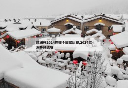 欧洲杯2024在哪个国家比赛,2024欧洲杯预选赛